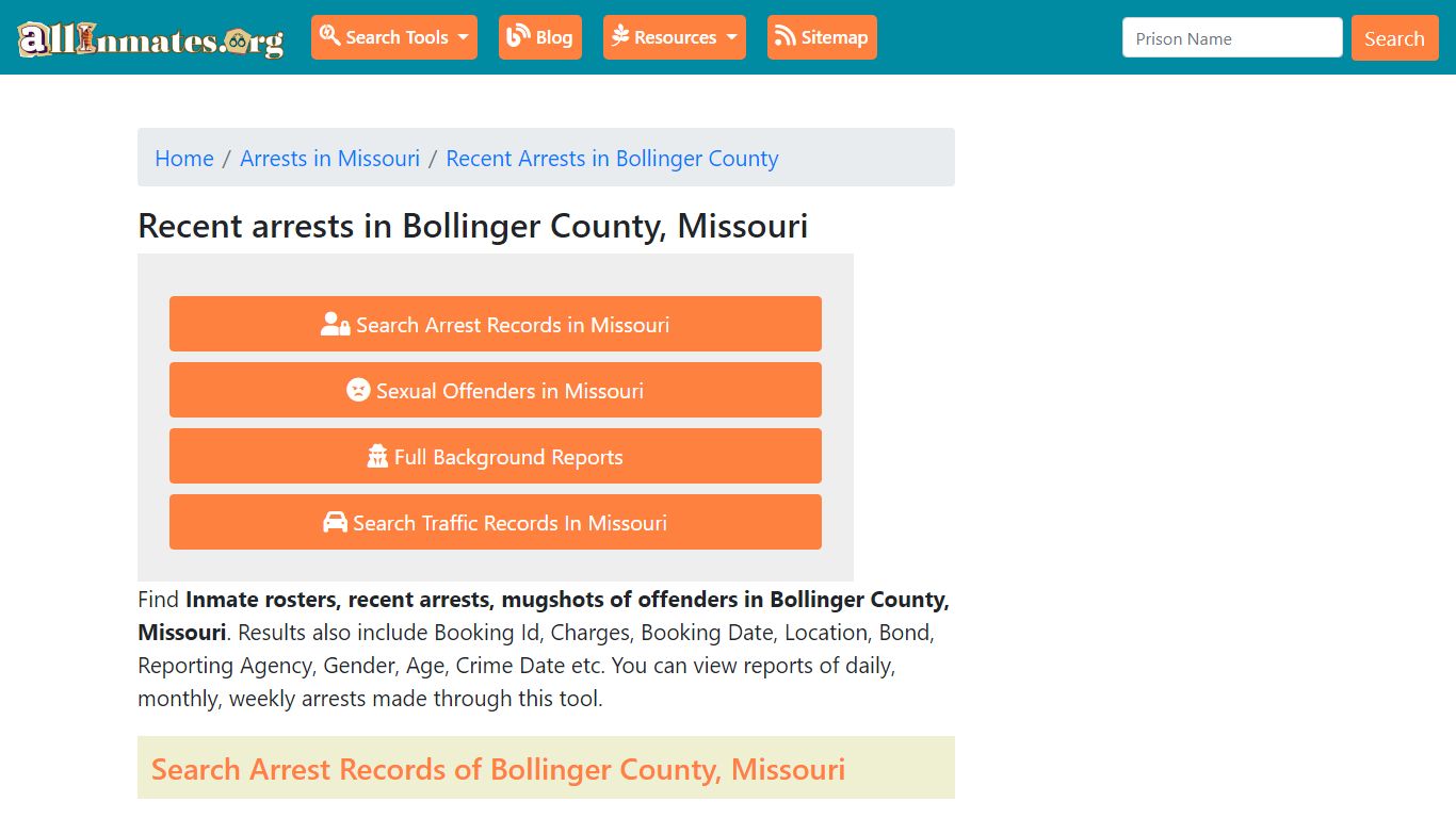 Recent arrests in Bollinger County, Missouri | Mugshots, Rosters ...